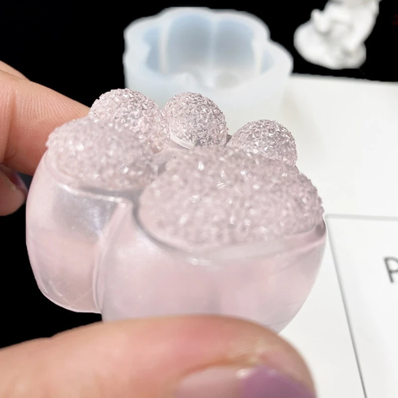 

69HB Diamond Claw Silicone Mold Diy Crystal Glue to Make Claw Quicksand Material Flash Diamond Claw Jewelry