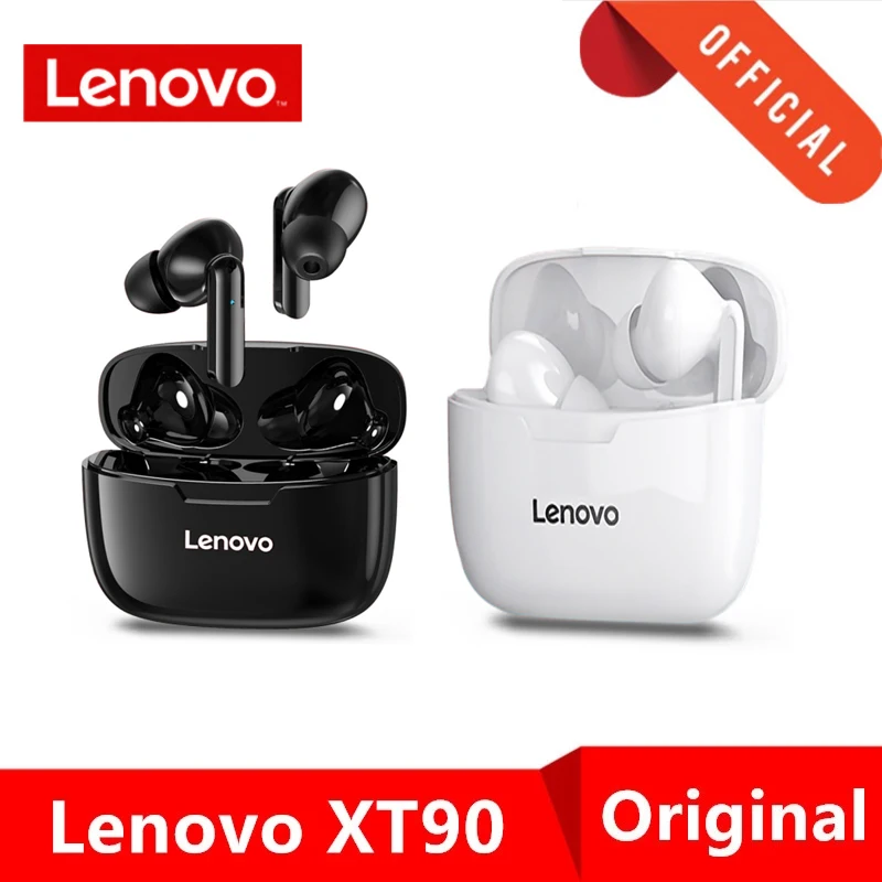 

Lenovo Earbuds Original Wireless Bluetooth Headphones Control Gaming Headset Stereo bass With Mic Noise Reduction TWS Earphone
