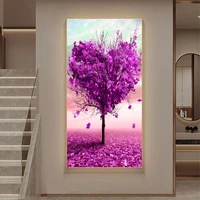 gatyztory paint by number love tree kits drawing on canvas diy pictures by number scenery handpainted gift home decor 50x100cm