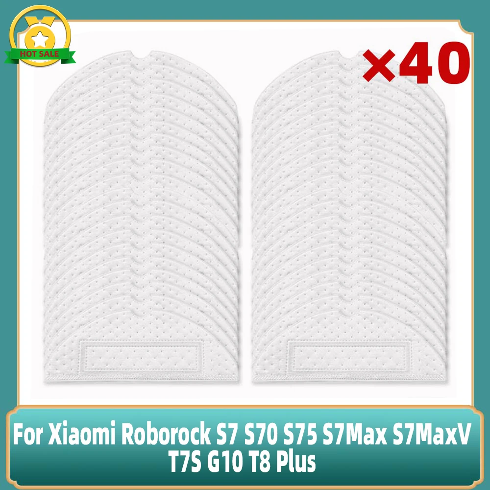 Фото Для Xiaomi Roborock S7 S70 S75 S7Max S7MaxV T7S G10 T8 Plus Робот-пылесос Одноразовые тряпки для швабры Комплект аксессуаров №1