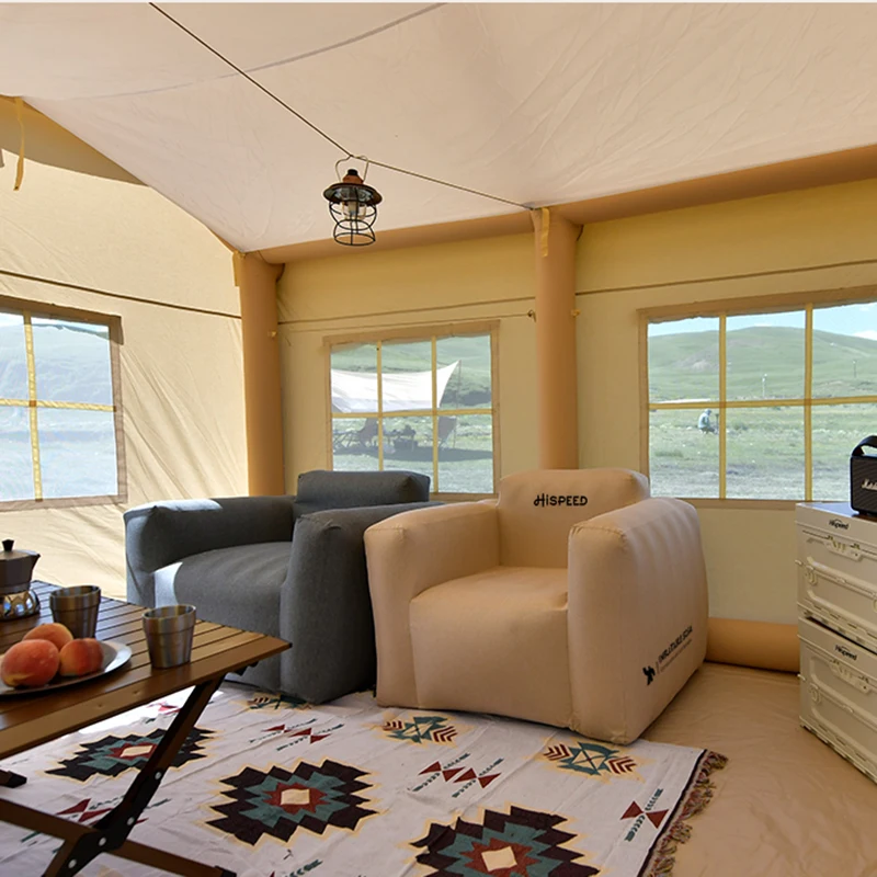 Скандинавский дизайн надувные сетки легко носить с собой для отдыха сиденья