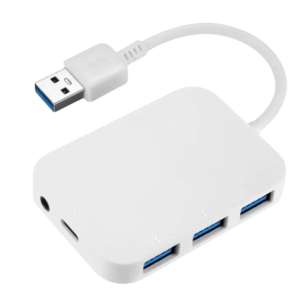 

5 In 1 Docking Station Type-c Hub Multifunctional Splitter Usb Phone Docking Station Usb Hub For Huawei For Xiaomi For Samsung