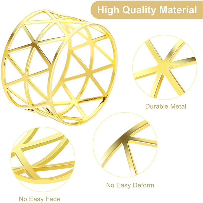 10 шт. кольца-держатели для салфеток |