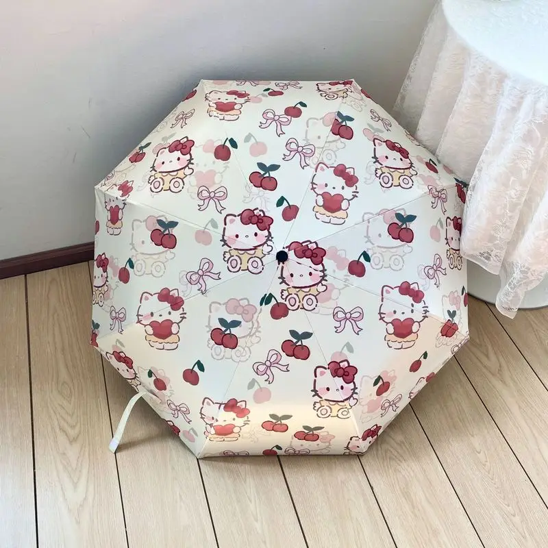 Hello Kitty Sanrio Kuromi полностью автоматический ручной зонт складной зонтик от солнца