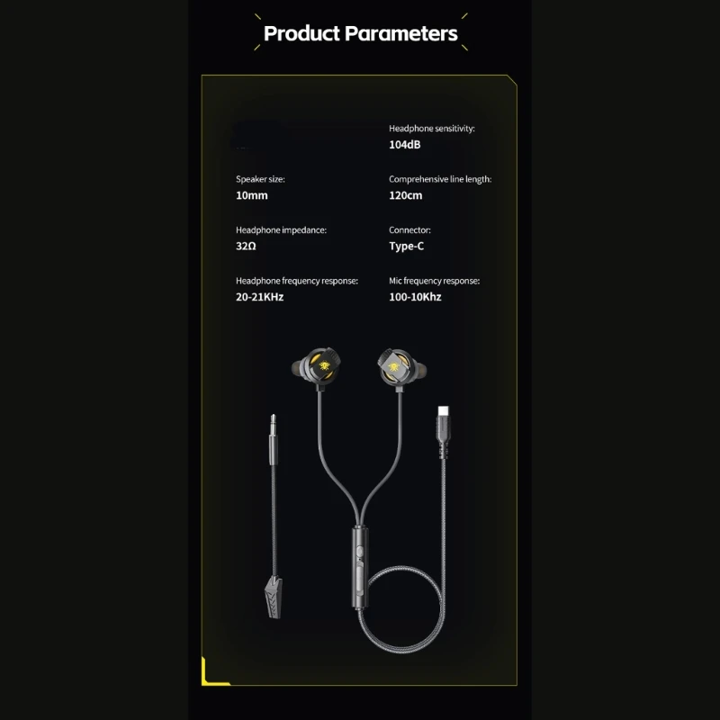 Игровые наушники RX5 с гибким микрофоном на штанге. Съемные дизайнерские