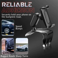 dashboard mount car phone holder 360 rotation rearview mirror clip stand multifunctional bracket for iphone 12 xiaomi huawei