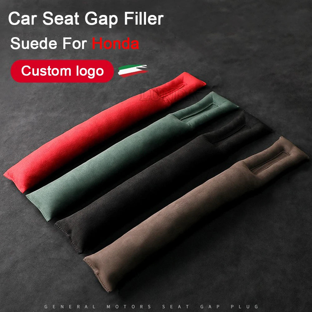 

1Pcs Suede Car Seat Gap Filler Soft Side Seam Plug Strip Leak-proof Filling Strip For Honda Civic CRV CR-V HRV Accord Crider