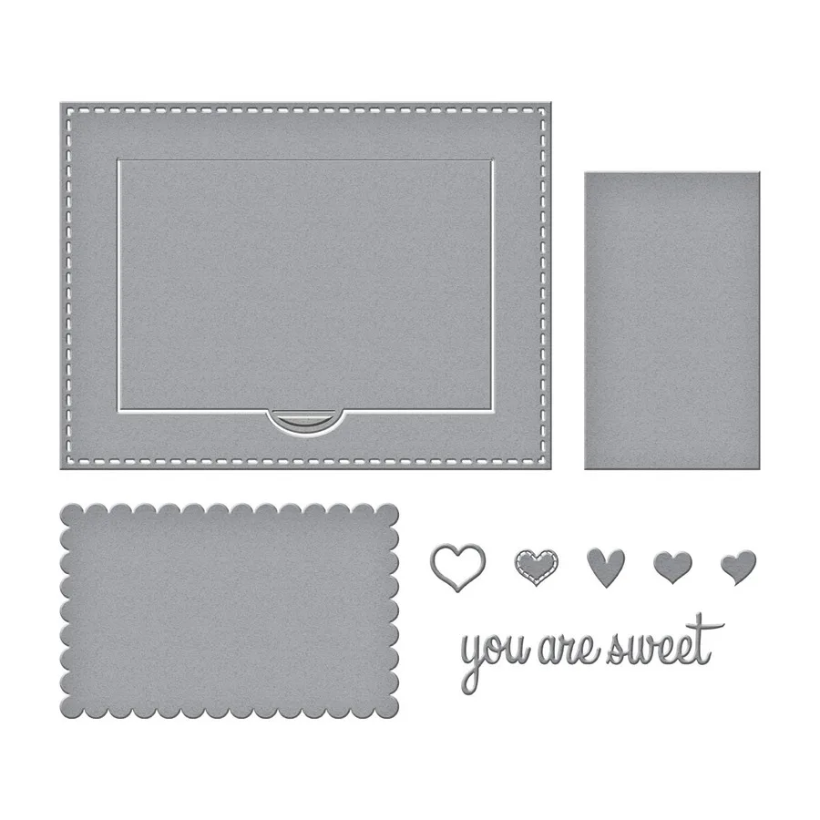 

Greeting Card Letter Metal Cutting Dies 2022 New Stencils Die Cut DIY Scrapbooking Album Paper Card Embossing