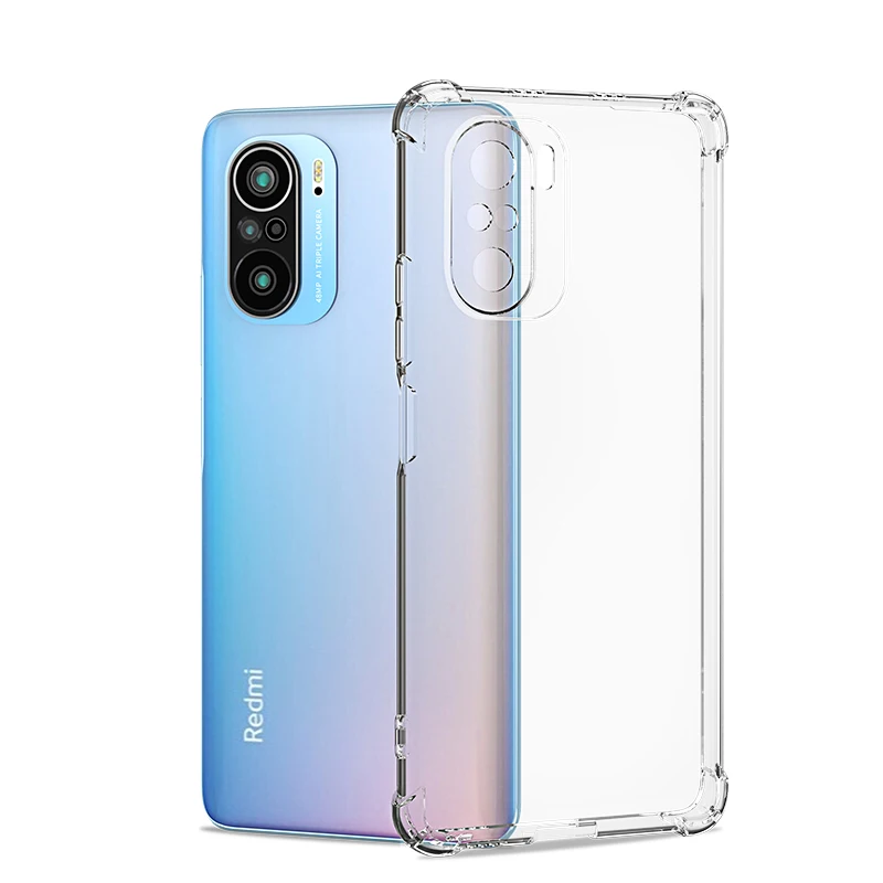 

Shockproof Silicone Phone Case For Xiaomi Redmi Note 11 10 9 8 11T 10T 10S 9S 8T Clear Soft Case For Redmi 9A 9C K40 K30 K20 Pro