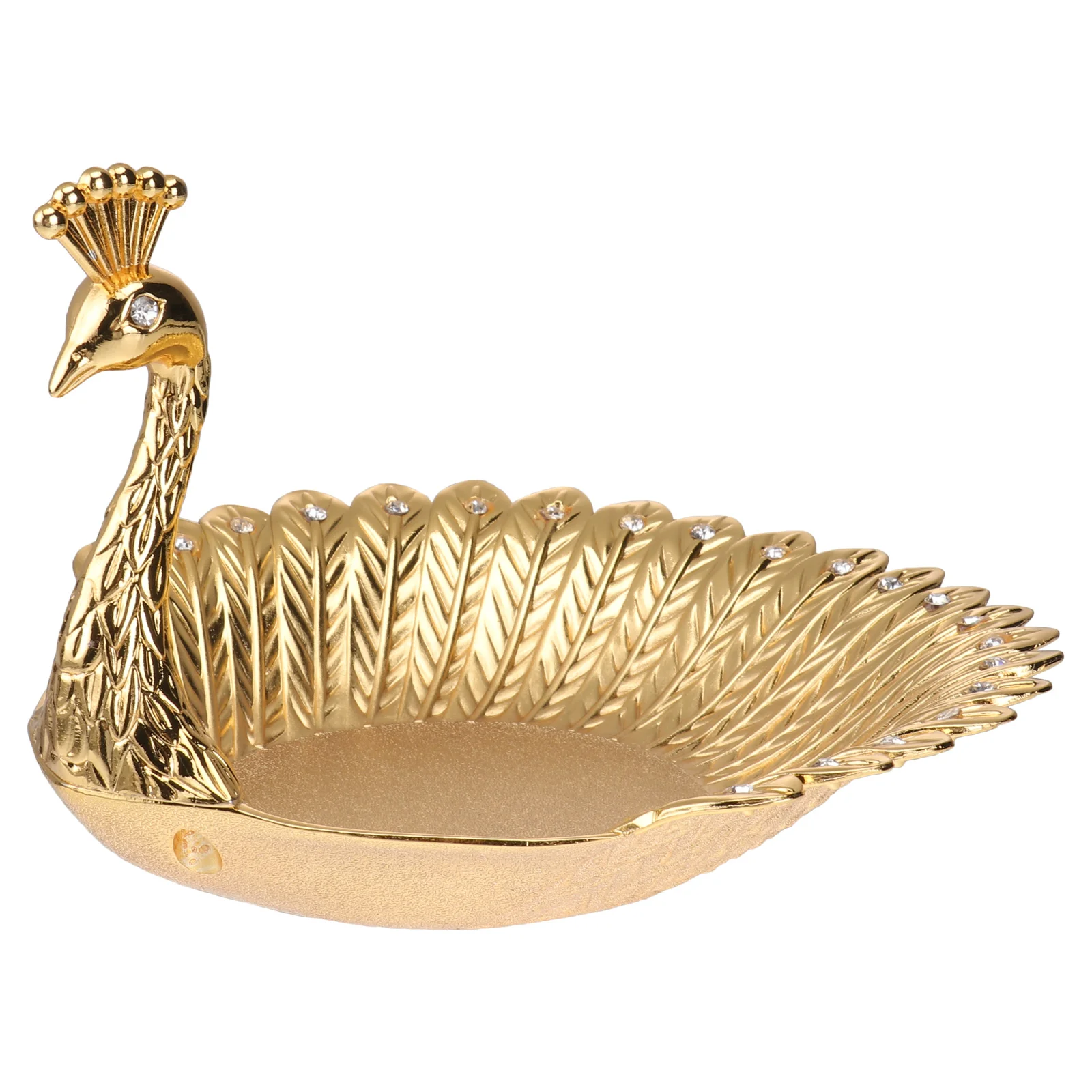 

Plate Bowl Fruitfood Serving Tray Cake Basket Organizer Platters Party Plates Dessert Dish Salad Centerpieces Table Golden