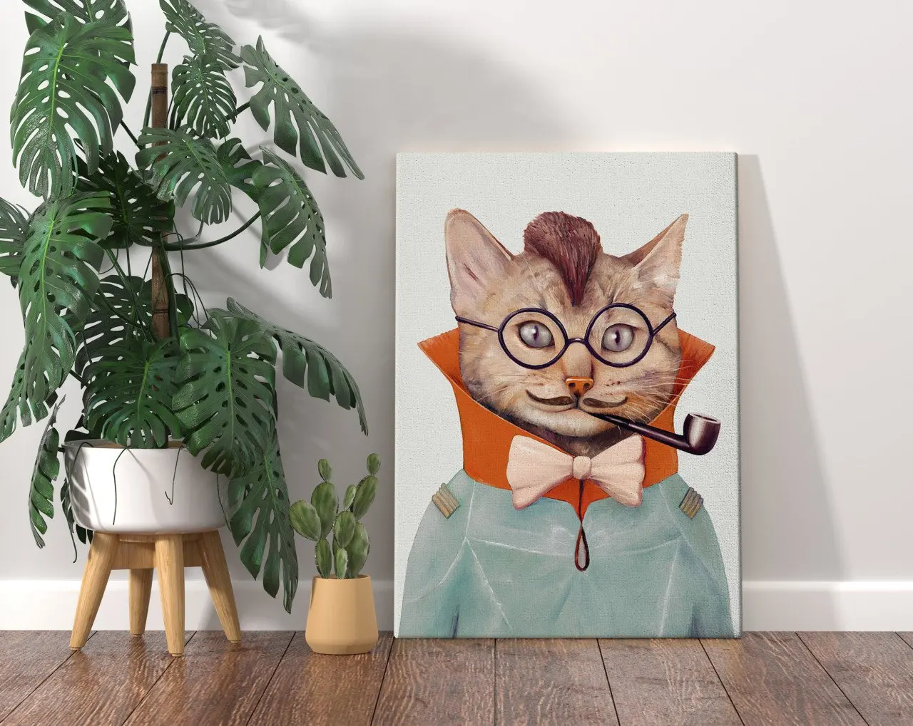 

BK Home Electic Cat Design Canvas Table 70x100cm-1