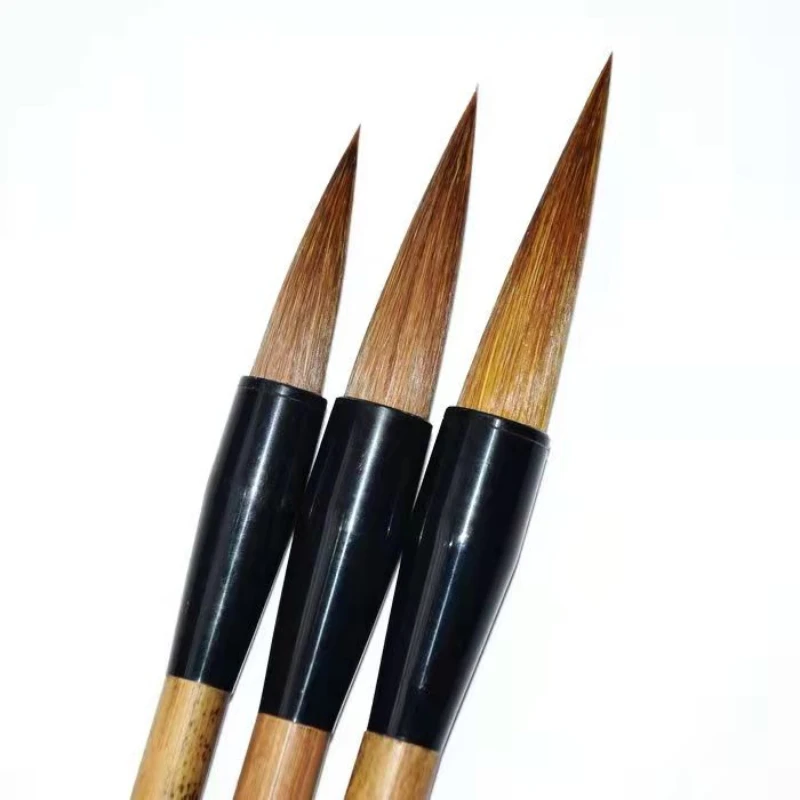 Набор кистей для рисования Weasel кисточки китайской каллиграфии с цветами птицами