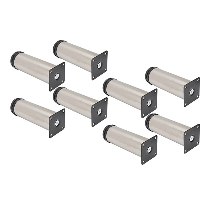 

8 X Furniture Adjustable Cabinet Sleeping Sofa Leg Feet Adjustable (20Cm)