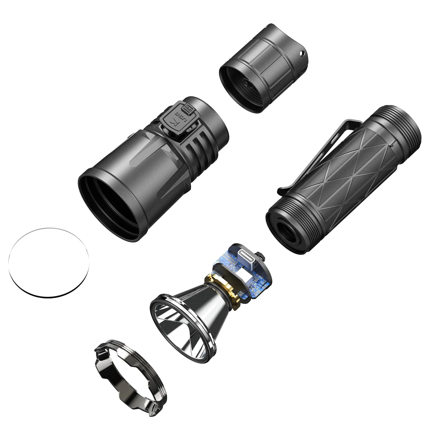 2022 Klarus XT21X PRO мощный светодиодный фонарик 4400 лм полицейский тактический с