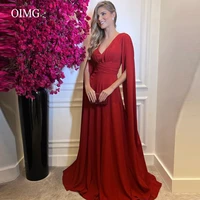oimg a line v neck long cape evening dresses women formal prom dress matte women formal party dress mother of the bride gowns