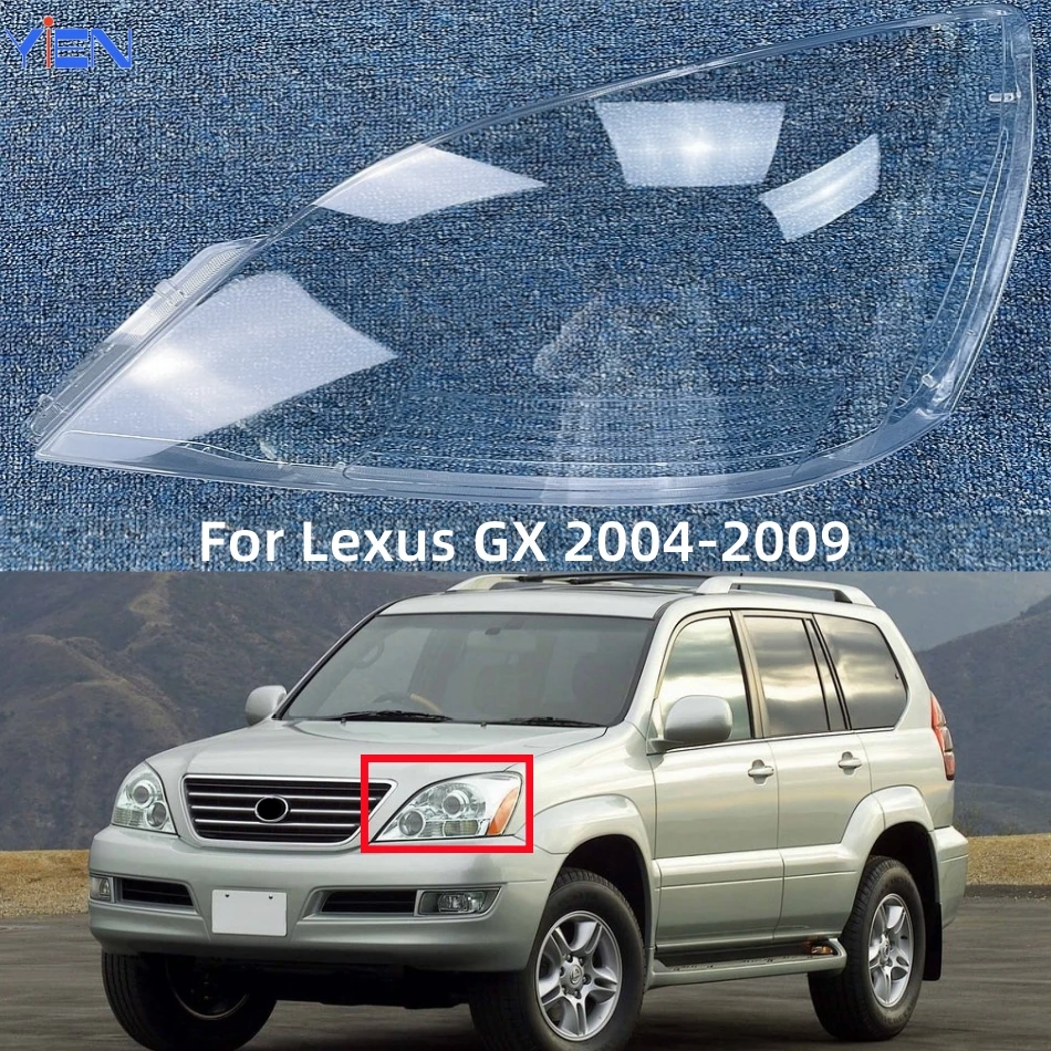 Для Lexus GX GX270 GX400 GX460 GX470 2004 2005 2006 2007 2008 2009 автомобильные аксессуары фары стеклянный