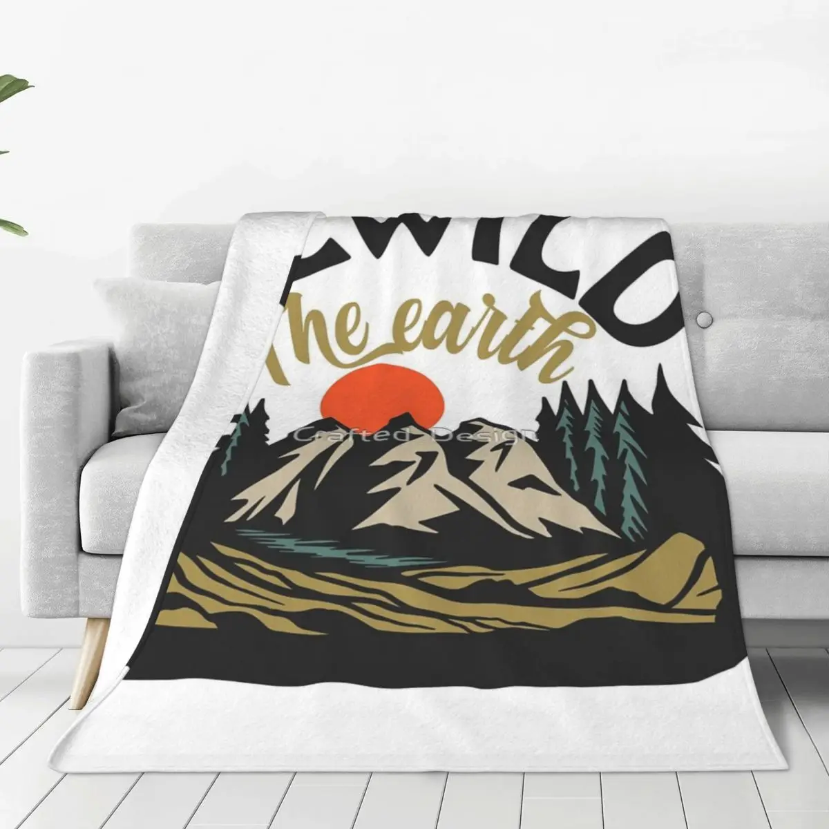 Одеяло Rewild The Earth покрывало на кровать для девушек диван-кровать