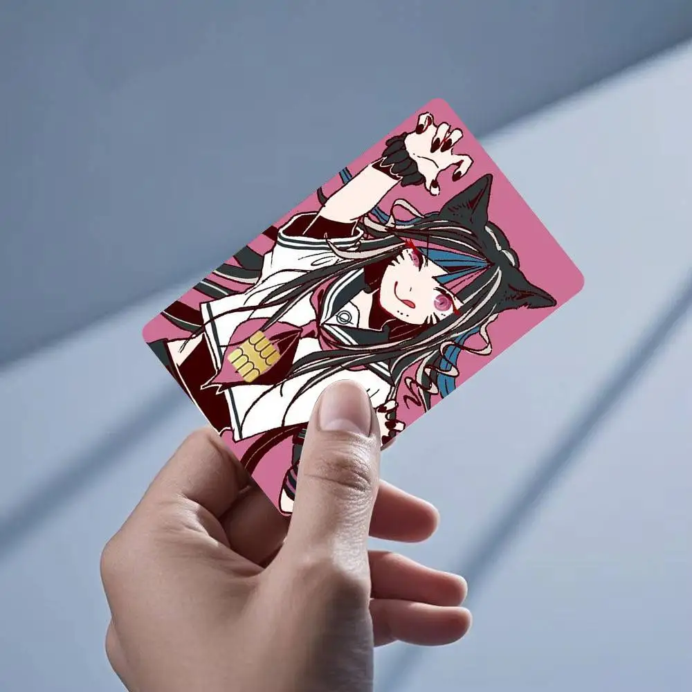 Фото Наклейка-пленка Ibuki Mioda Danganronpa для кредитных и дебетовых карт, водонепроницаемые мультяшные стикеры №3