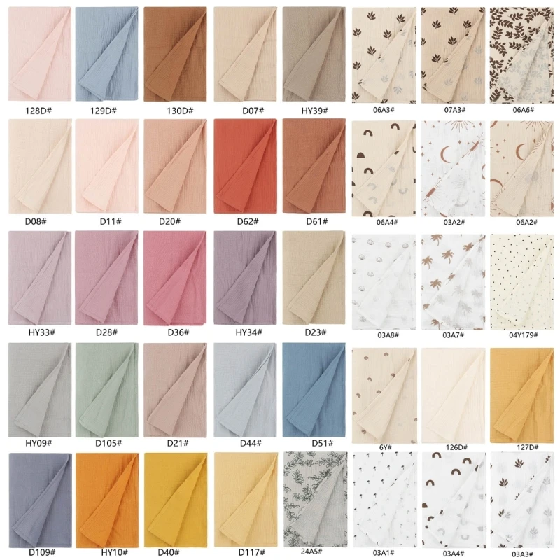 

HUYU Newborn Swaddle Blanket High Absorb Baby Shower-Blanket Cotton Wrap Towel Baby Summer Bath Towel Print Receiving Blanket