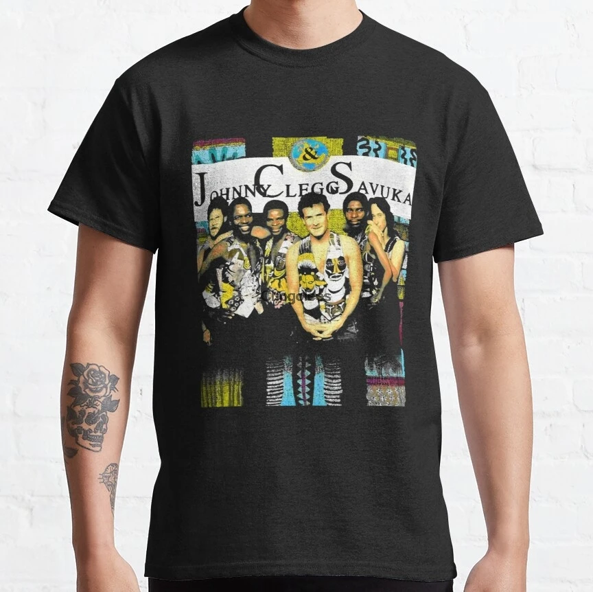 

T-Shirt 90s Johnny Clegg pour hommes, vêtement pour femmes