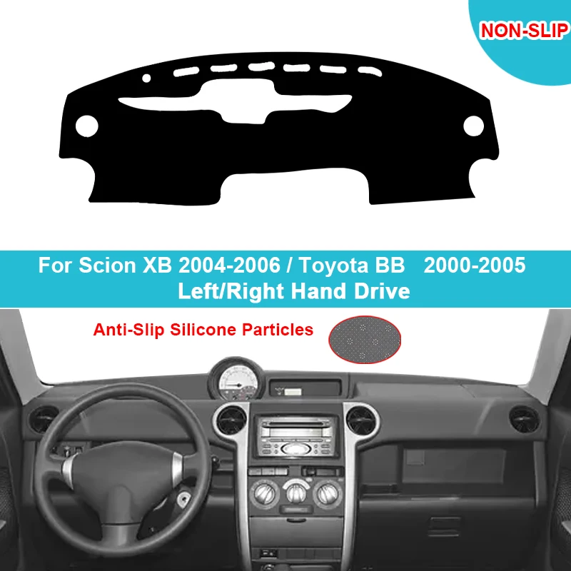

Внутренняя крышка приборной панели автомобиля, коврик для приборной панели Scion XB 2004-2006 для Toyota BB 2000-2005, фланелевый замшевый полиэстеровый ковер, протектор накидки