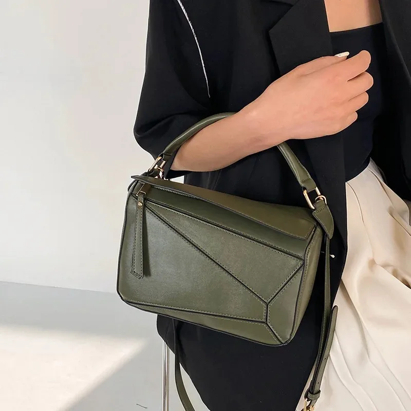 

New Patchwork Color Luxury Designer Women Ladies Shoulder Underarm Bag Satchel Handbag Tote Purse Crossbody Messenger Travel Bag
