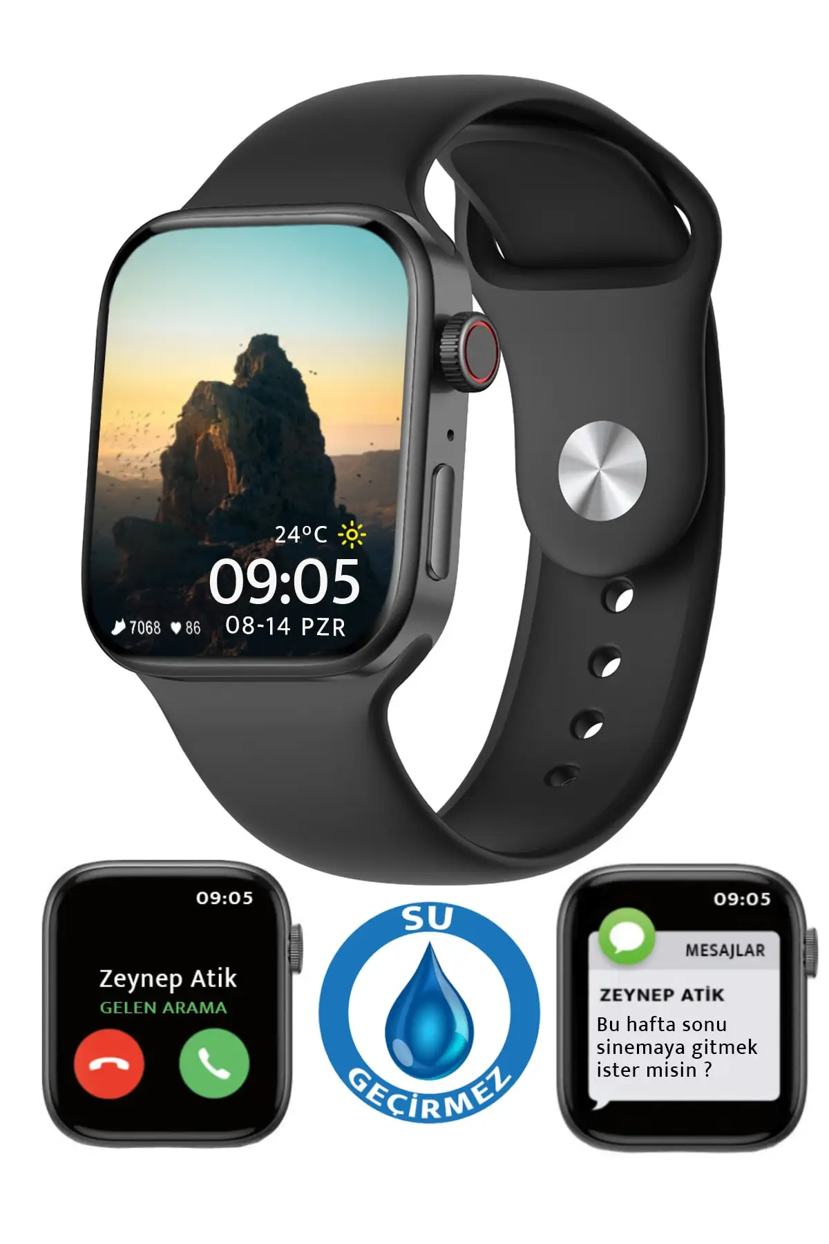 

Смарт-часы T Watch 7, Беспроводная зарядка, Совместимость с Ios, Android