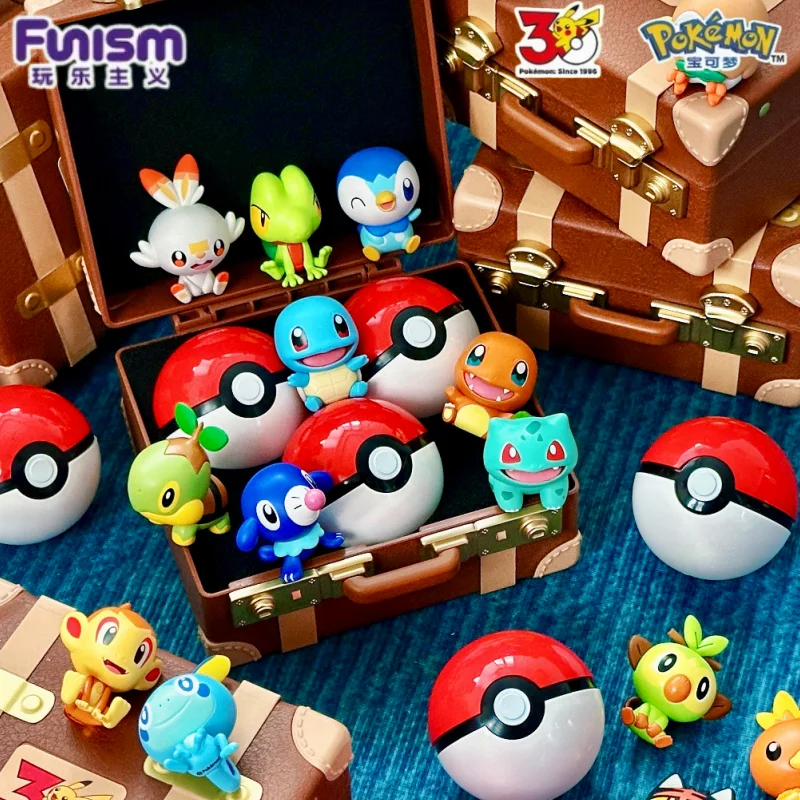 Фото Серия коллекционных фигурок FUNISM Pokemon Little Adventure в закрытой упаковке |   Плюшевая игрушка-скуши для автомобиля First Partner |   Коллекционный подарок в стиле аниме №1