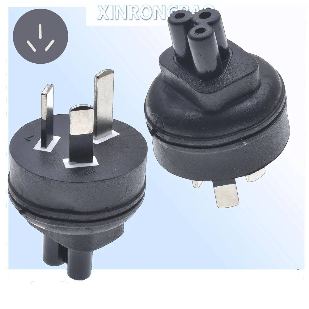 

Australia TO IEC320 C5 Power conversion plugs Type I AUS 3-Prong Male to IEC320 C5 Female AC Adapter 3A For PDU UPS Power Supply