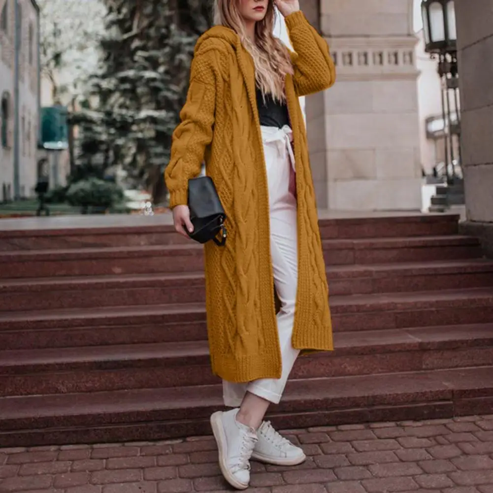 

Chic Knit Cardigan Long Style Plus Size Women Cardigan Long Sleeve Women Cardigan