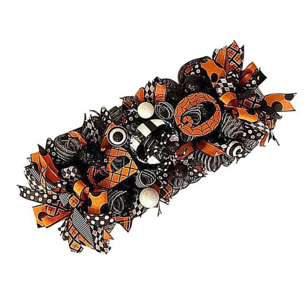 

Practical Door Hanging Halloween 40x20cm 50x20cm Decoration Horror Pumpkin Non-woven Plastic Polyester Swag Garlands