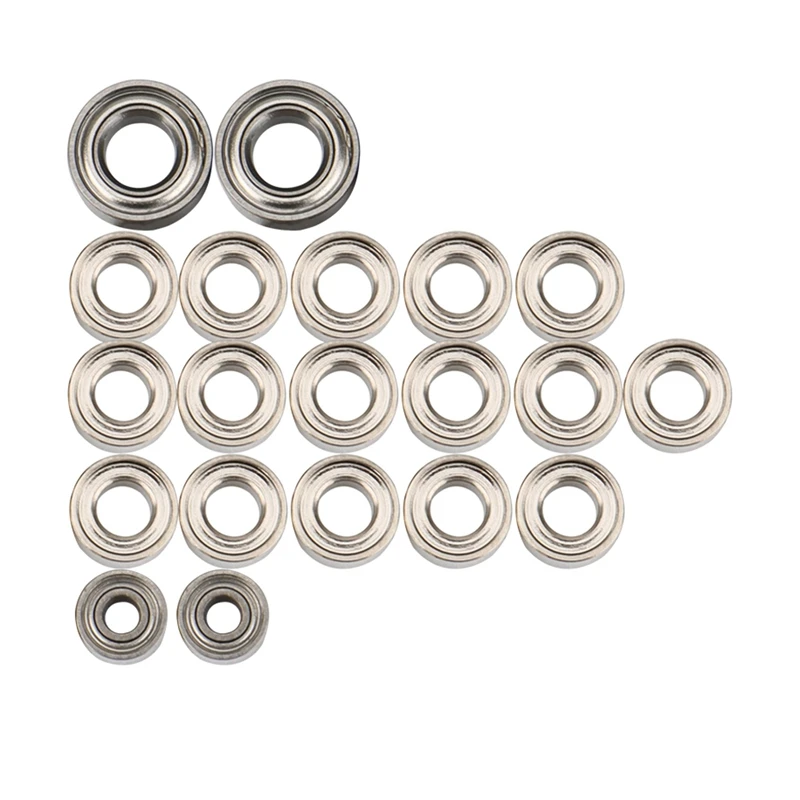 

20Pcs Steel Ball Bearing Set For Axial SCX24 90081 AXI00001 AXI00002 1/24 RC Crawler Car Spare Parts Accessories