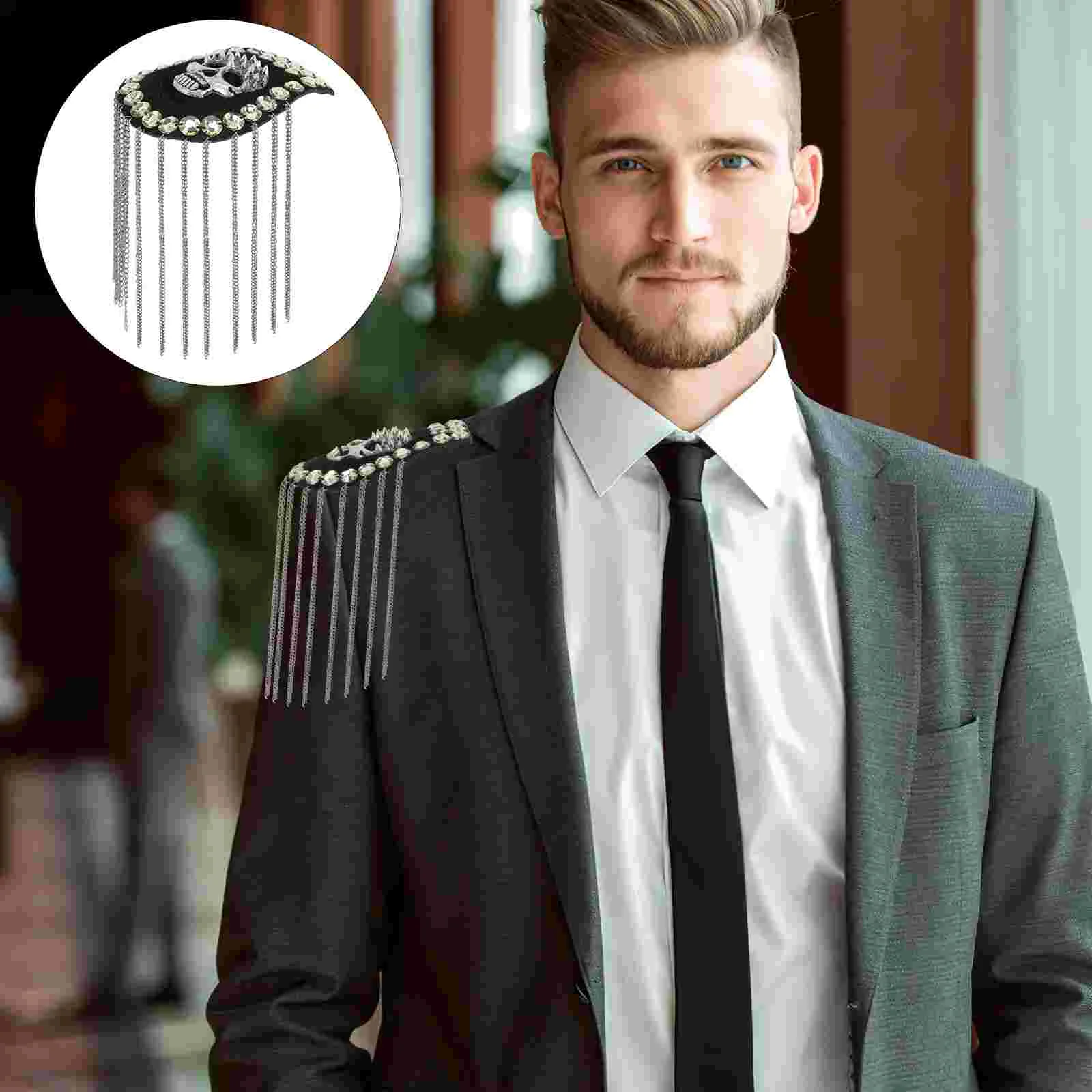 

Epaulettes Shoulder Tassel Epauletfavors Party Boards Jacketspunkcostume Badgecostumes Gift