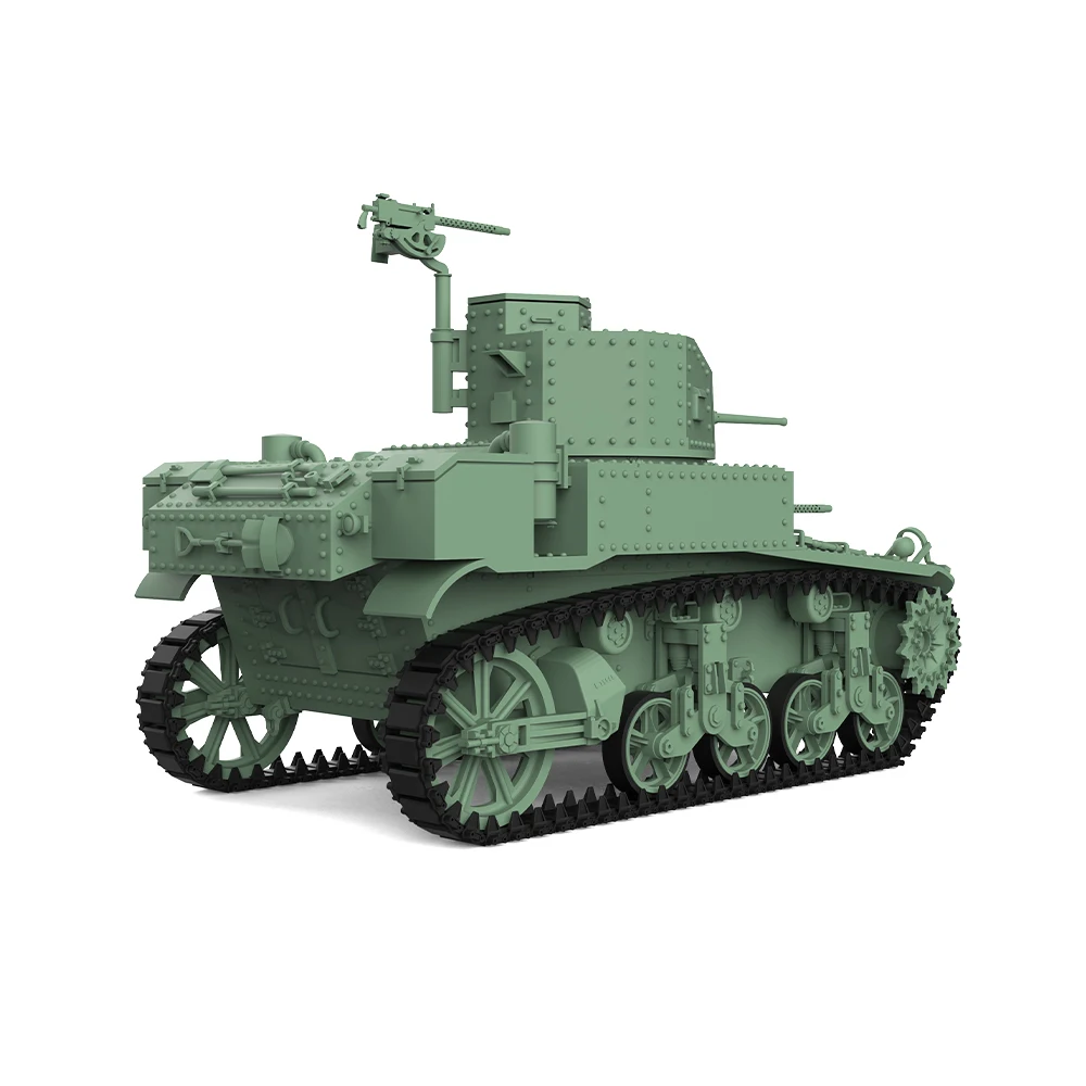 SSMODEL SS76504 1/76 20 мм WarGamingВоенная модель Комплект США M3 Stuart Light Tank