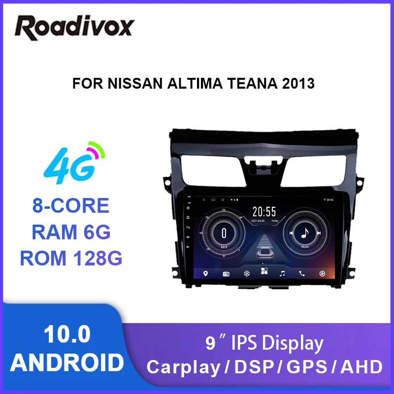 9 дюймовый android 10 0 автомобильный радиоприемник видеоплеер с gps-навигацией для Nissan