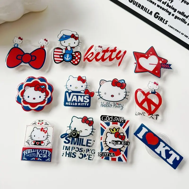 Ins Ретро держатель для телефона серии Hello Kitty Griptok милые забавные выскакивающие