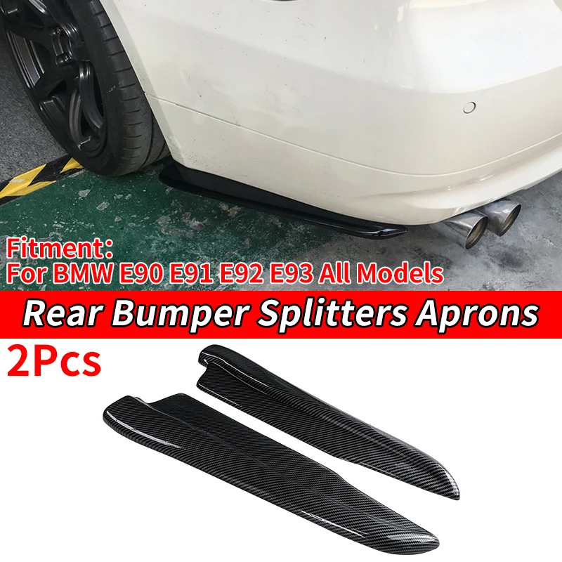 

Car Accessories Rear Bumper Splitters Aprons Lip Winglet Wrap Angle For BMW 3 Series E90 E91 E92 E93 F30 F35 330i 320i 325i M3