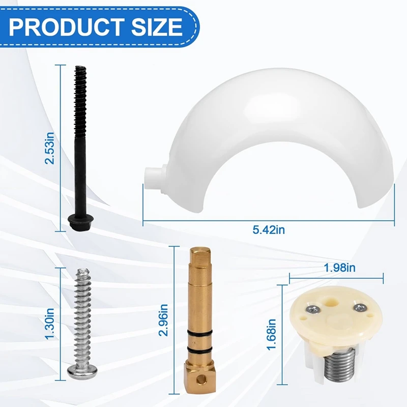 385318162 Комплект шарика и вала для педали смыва унитаза автофургонов вакуумных