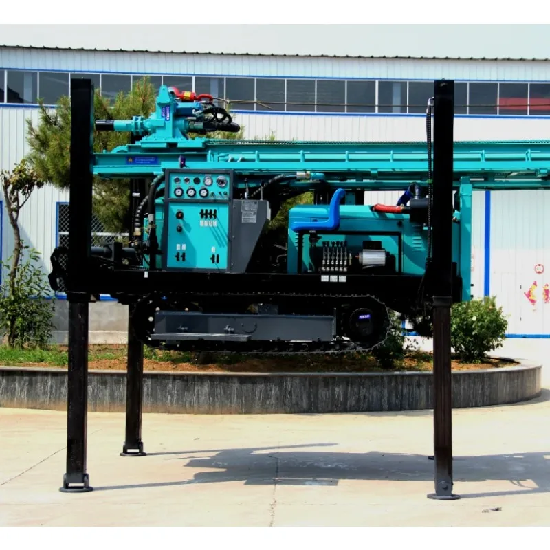 Портативный гусеничная цепь буровая установка для бурения водяных скважин