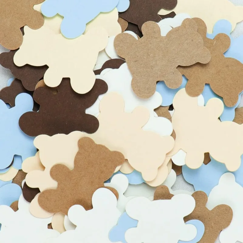 

Бумажное конфетти мишки 100 шт