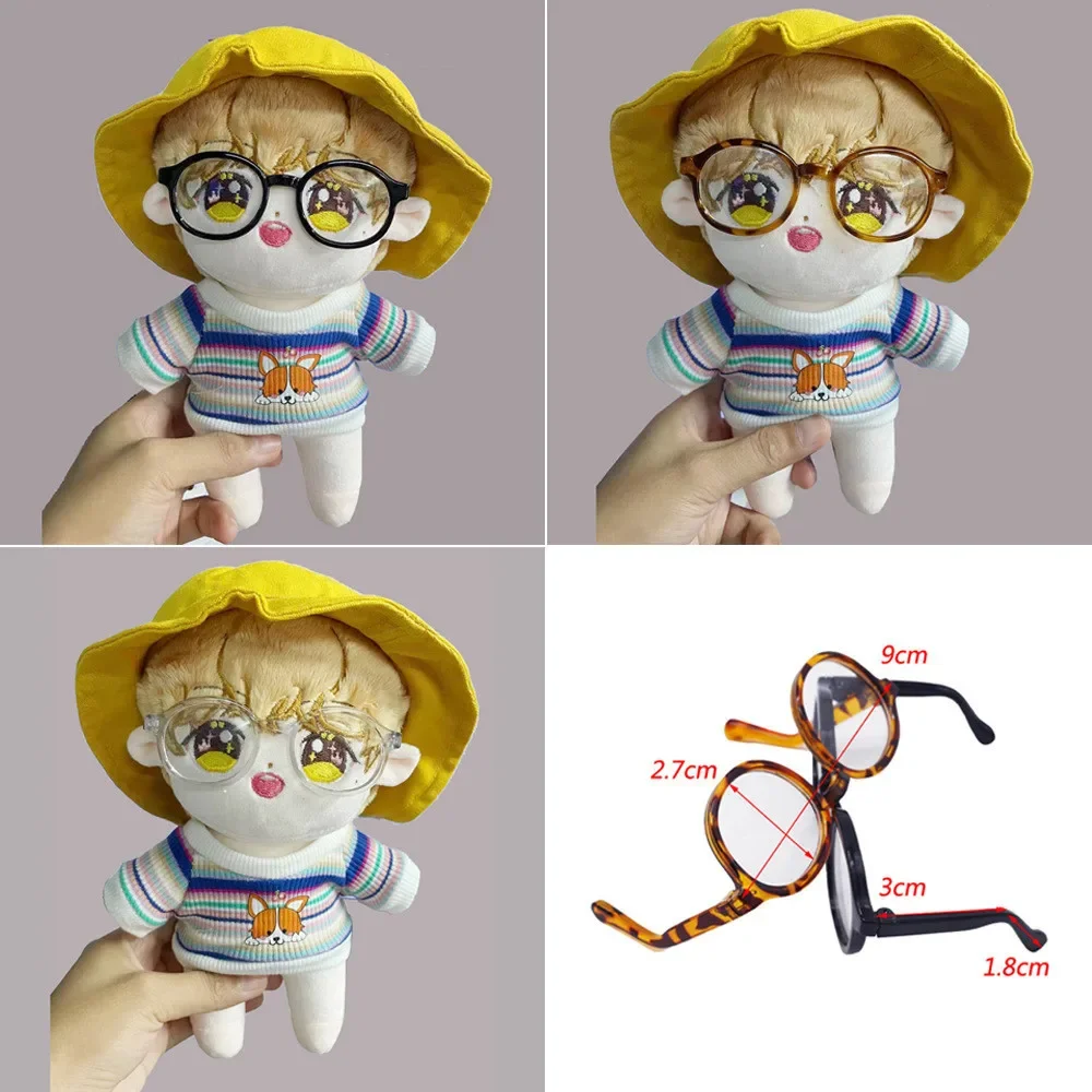 Прозрачные пластиковые очки 6 5 см 9 для 1/8 1/6 1/3 1/4 BJD Ropa Labubu MSD SD плюшевые