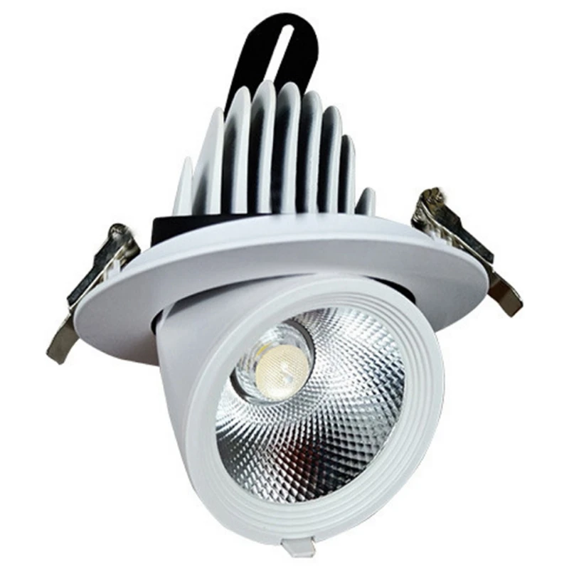 

BMDT-LED Elephant Trunk Light Flowering Spotlight COB Downlight Embedded Ceiling Light 360 Degrees 20W