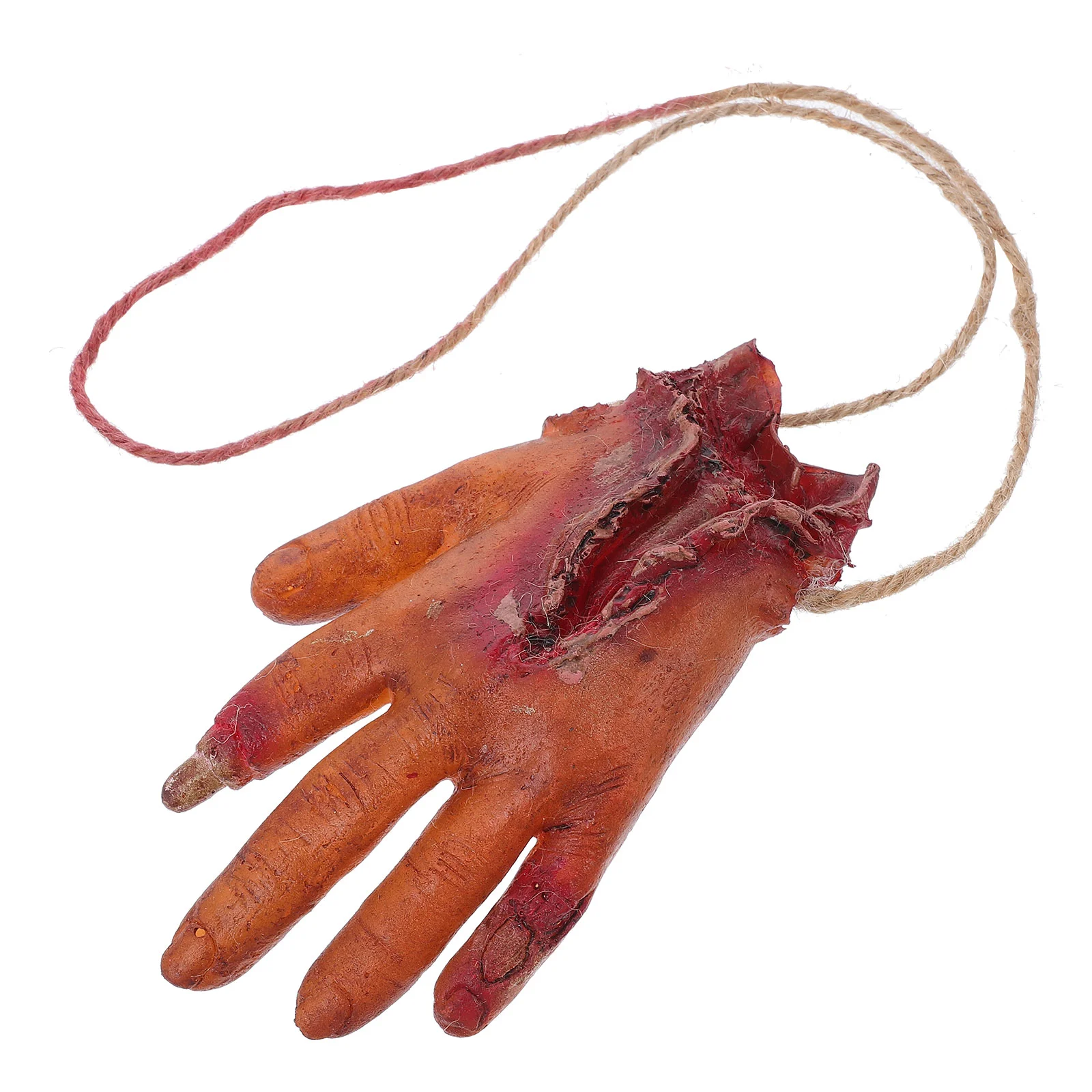 

Halloween Stump Creepy Broken Hand Haunted House Decorations Fake Artificial Limb Prank Props Body Part