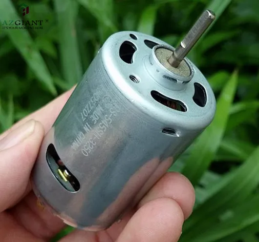 

Оригинальный режущий двигатель AZGIANT, 12 В, 18 В, 24 В с высоким крутящим моментом, микро щеточный двигатель постоянного тока