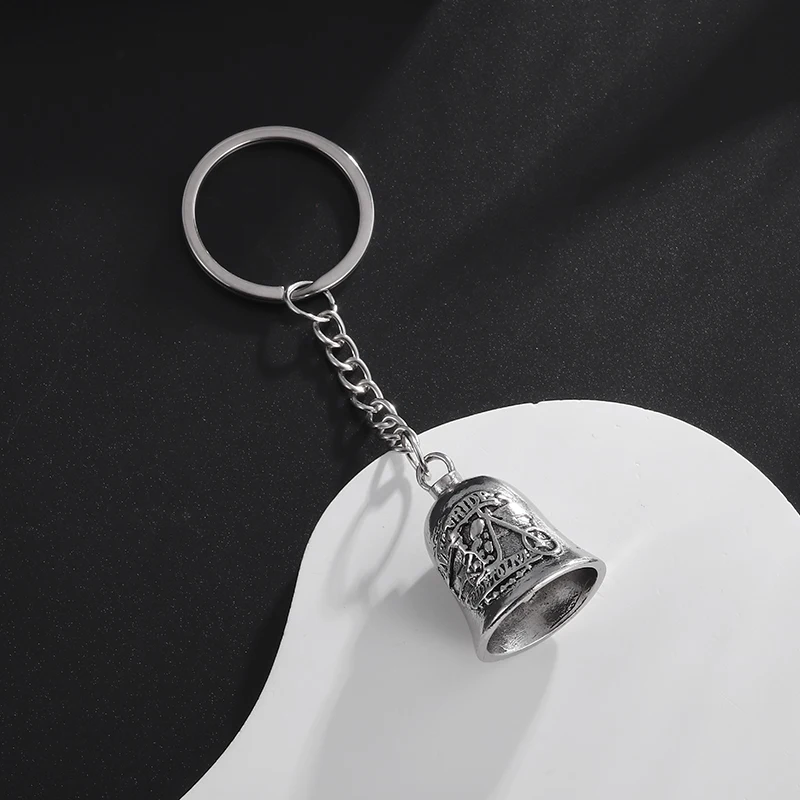 Брелок в стиле ретро панк с эффектом пламени для мужчин персонализированный