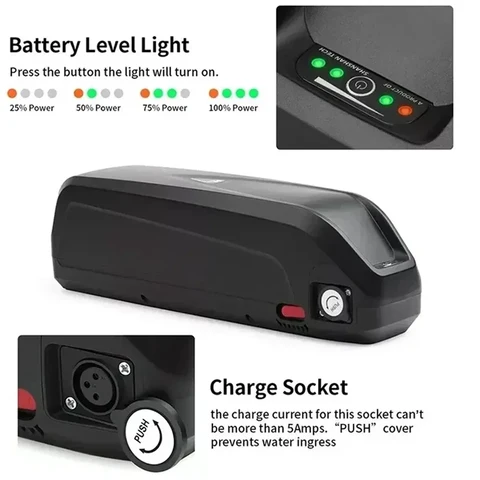 Литиевая батарея HailongBattery 18650Cells Pack 48V 36V 52V20A30Ah