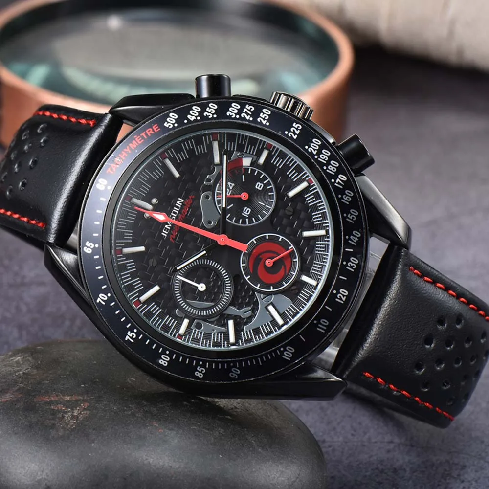 

Часы мужские кварцевые с хронографом и датой, водонепроницаемые