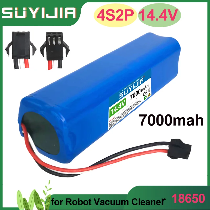 

Newest 14.4V 7000mAh 4S2P Battery Pack High Capacity 16.8V Li-ion Rechargeable Batteries for Various RC Airplane Drone Quadrotor