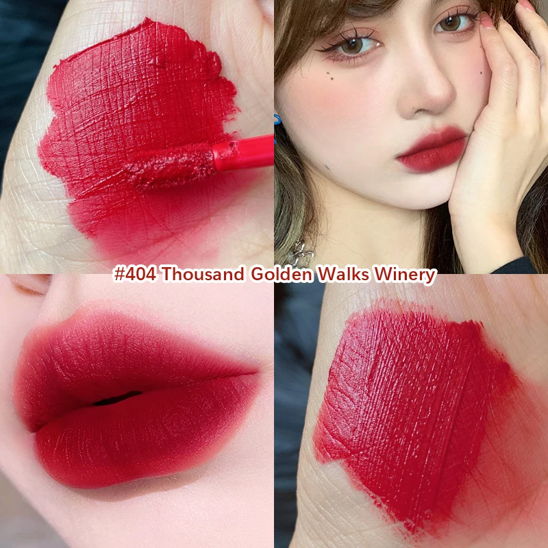 

2021 Autumn Intense Color Lip Gloss Matte Finish Lip Tint Lip Colour Lasting Velvet Liquid Lipstick Makeup Cosmetics TSLM1