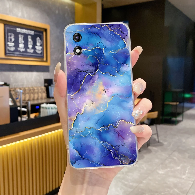 Чехол для Qin 3 Ultra, роскошный прозрачный силиконовый чехол с мраморным рисунком для Duoqin Qin3 Ultra, мягкий прозрачный бампер. (art.: 3920dd00a97be) - 3920dd00a97be